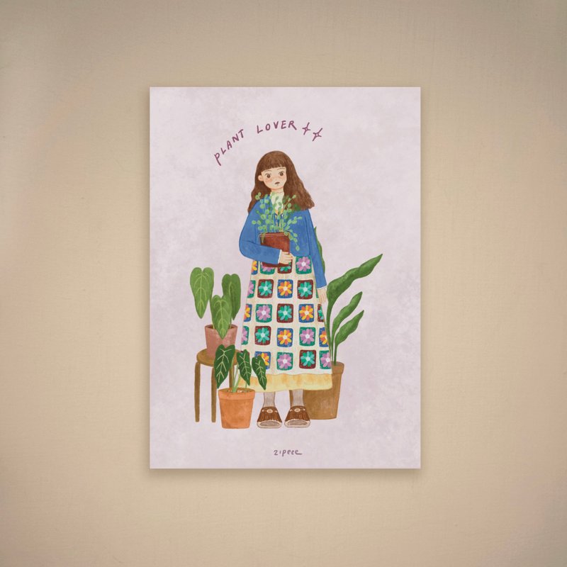 plant lover | 明信片 - 卡片/明信片 - 纸 多色