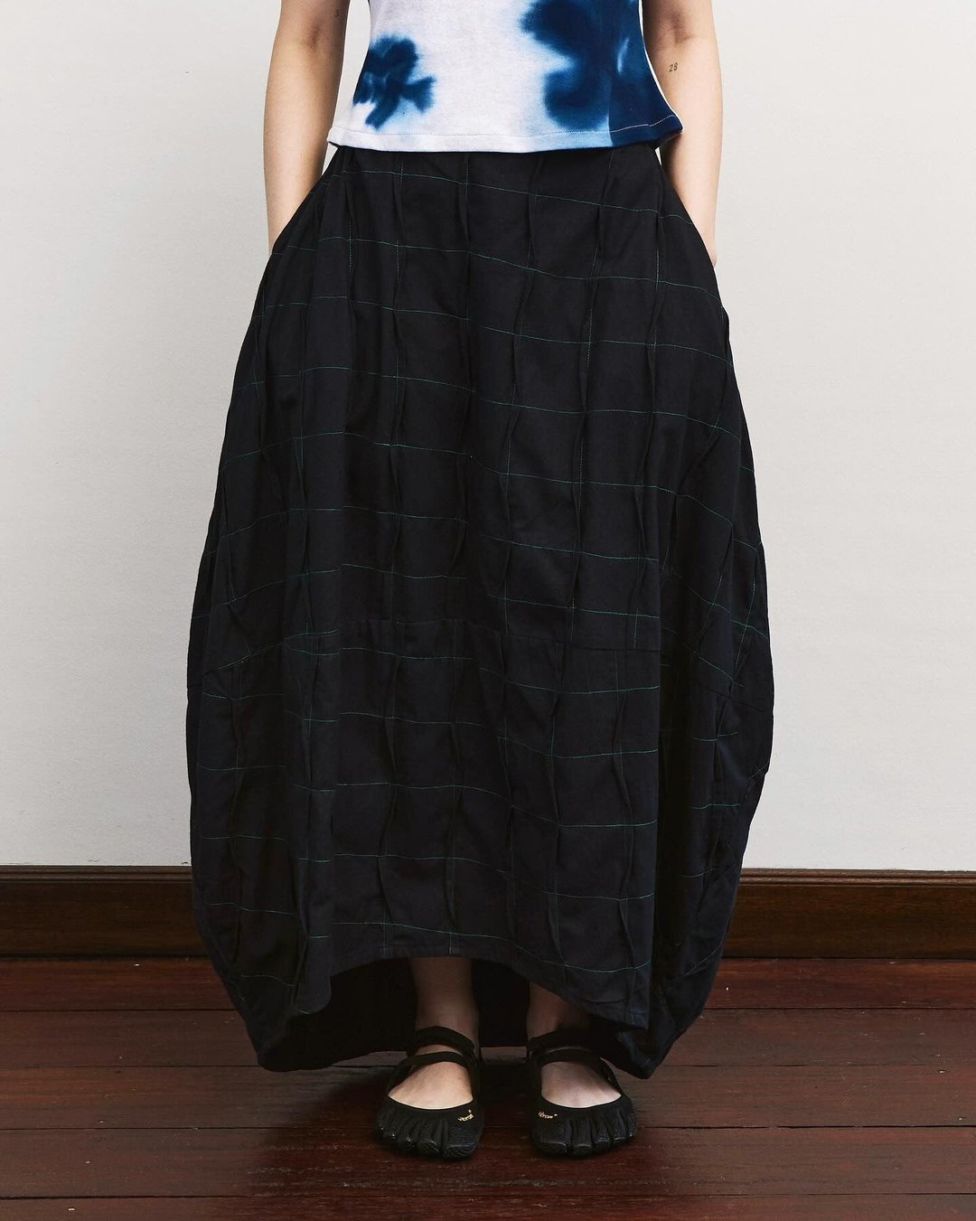 Field Skirt - 裙子 - 棉 黑色