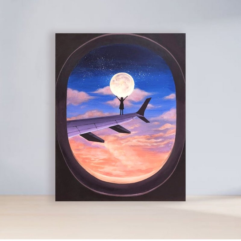 孵画室│台中画室│零基础绘画│主题课程-梦游者 - 插画/绘画/写字 - 棉．麻 