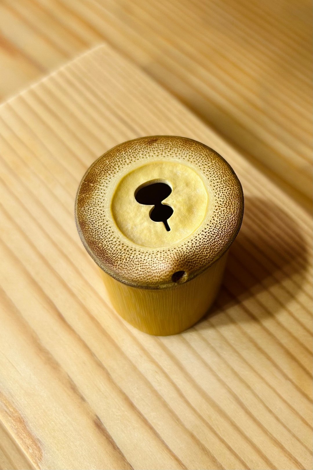 手工打磨原创竹制品 | 香器 茶盖托 手把件 | 一物一图 - 摆饰 - 竹 黄色