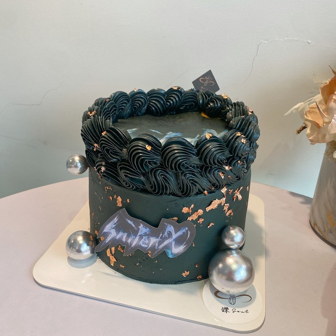 黑色炫金 燃烧蛋糕 定制化蛋糕 生日蛋糕 台北 铄甜点 纪念日 - 蛋糕/甜点 - 新鲜食材 