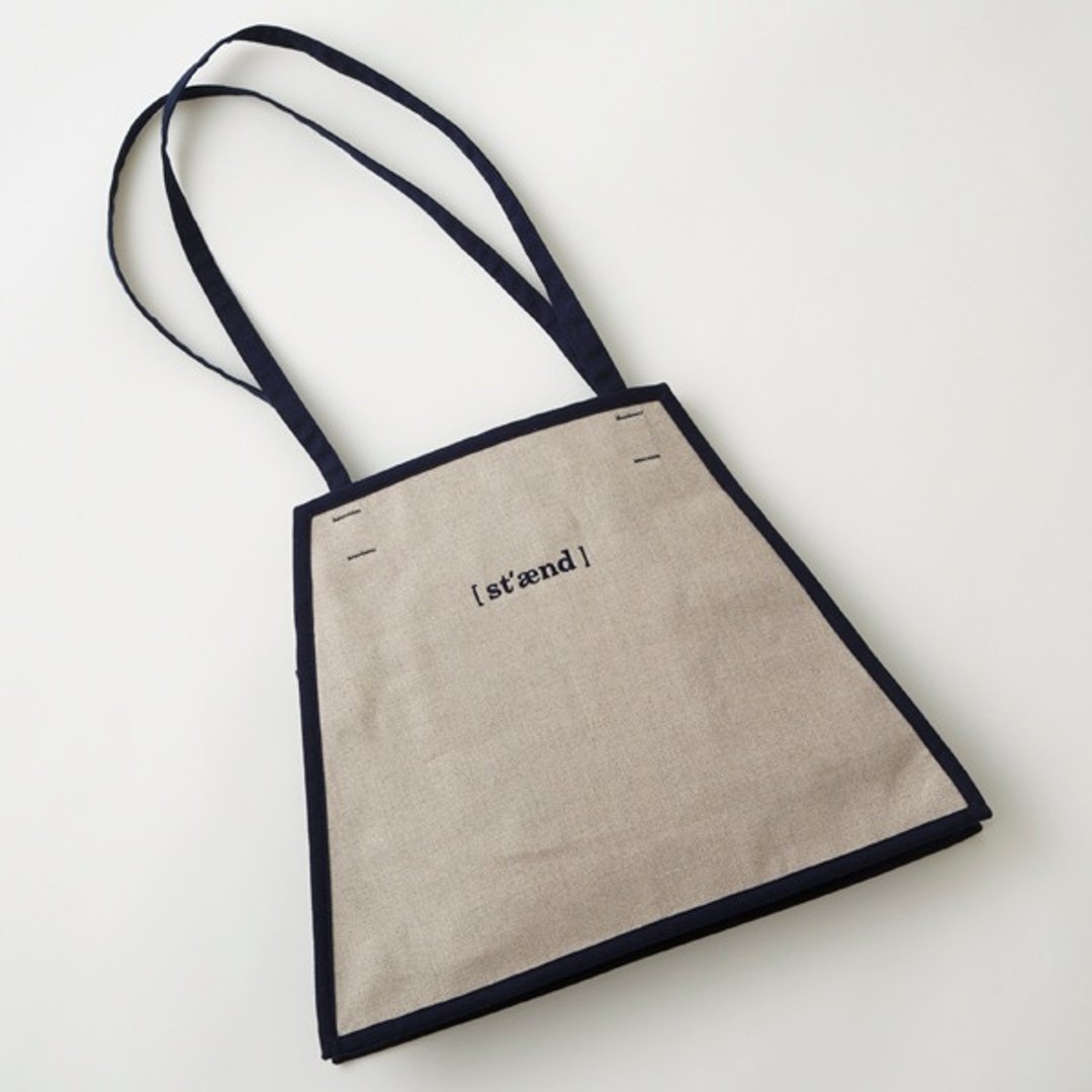Triangle bag - Navy - - 侧背包/斜挎包 - 棉 咖啡色