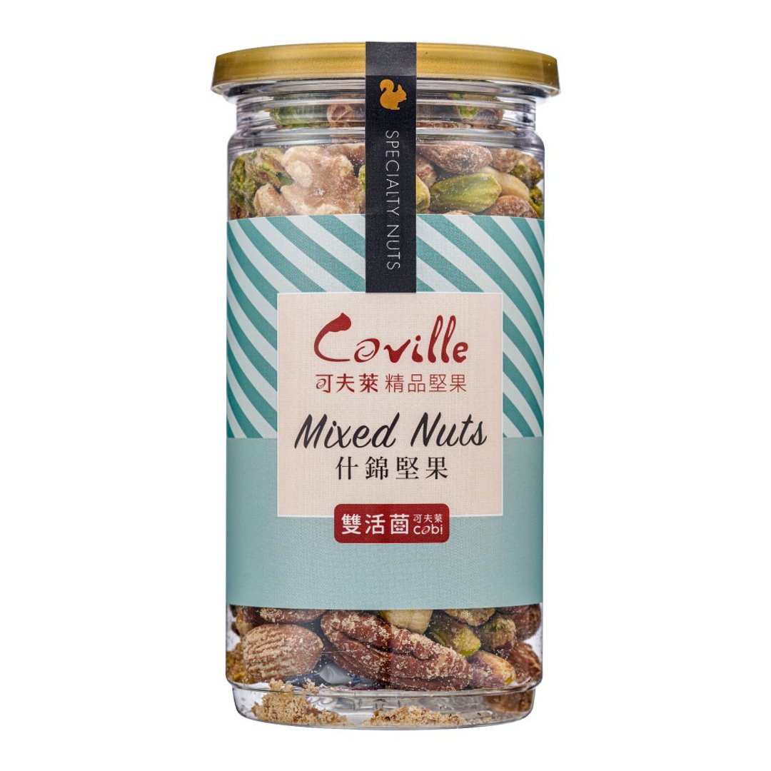 【可夫莱精品坚果】双活菌什锦坚果200g/罐 - 坚果 - 新鲜食材 咖啡色