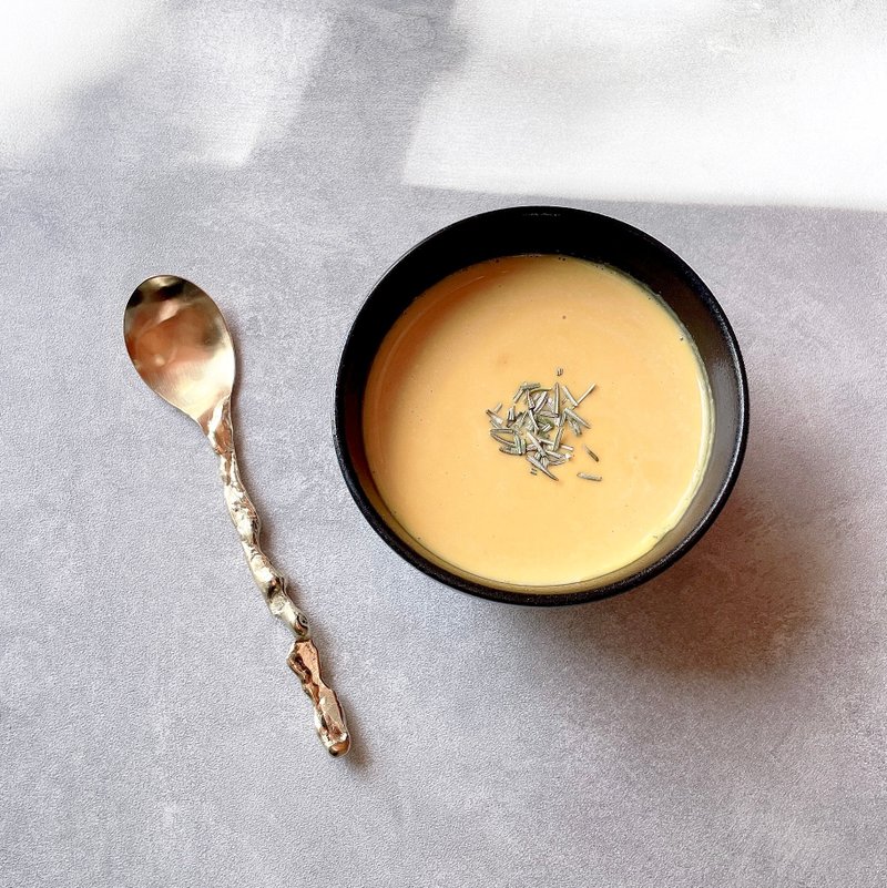 melt 享受熔融纹样的黄铜餐匙 - 餐刀/叉/匙组合 - 铜/黄铜 金色