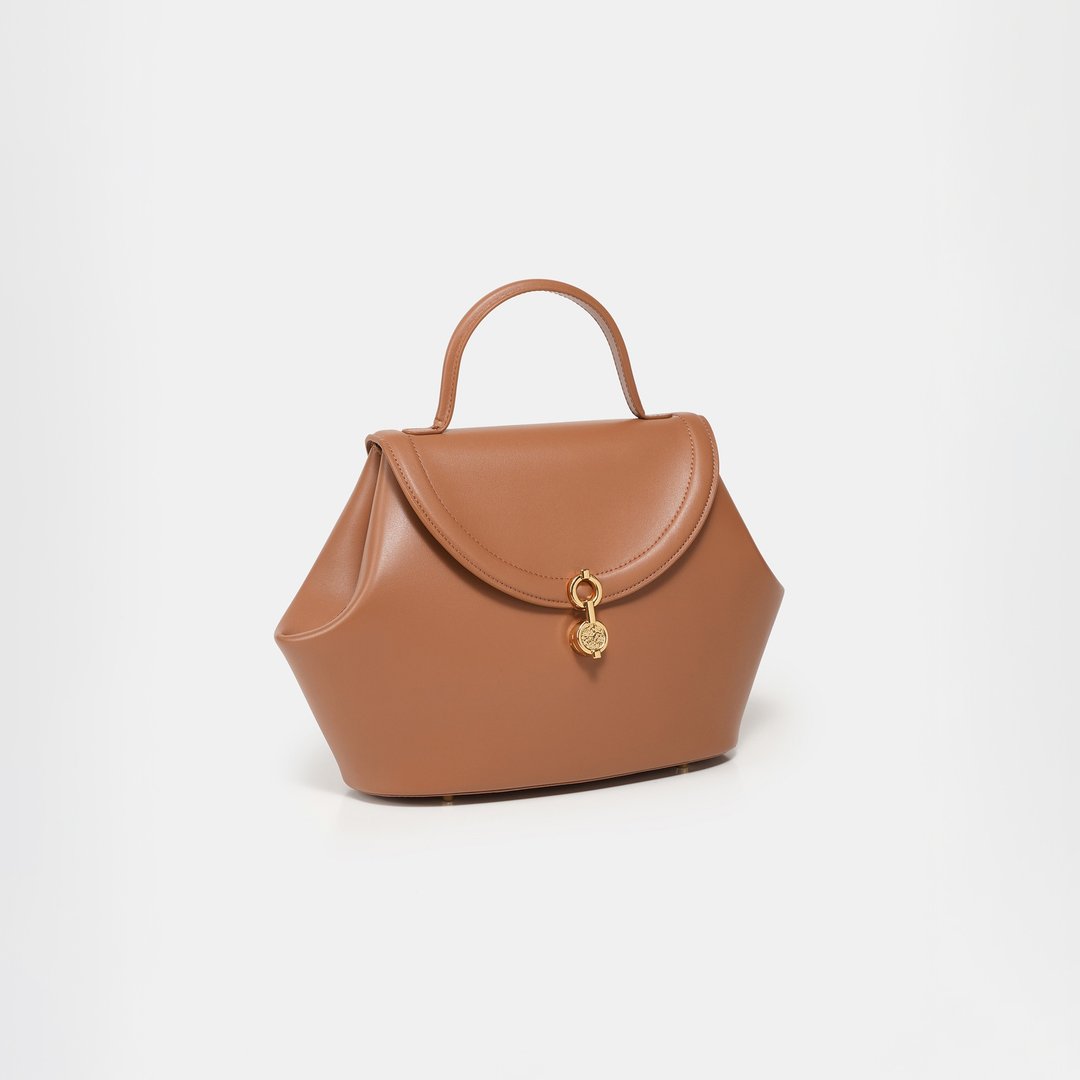 The Miro Bag 玉米基纯素皮革 手提包 斜背包 棕色 - 手提包/手提袋 - 人造皮革 咖啡色