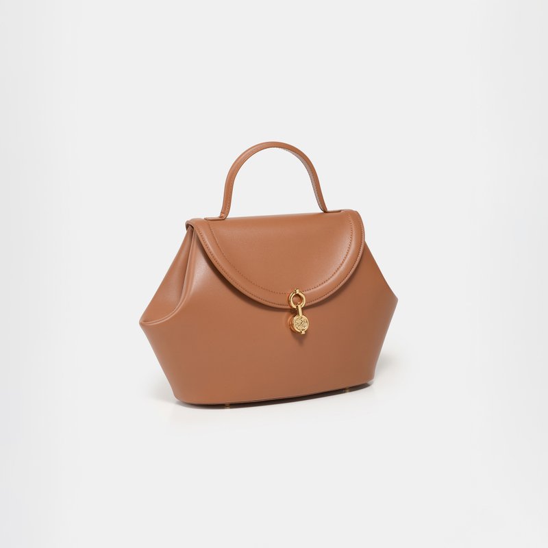 The Miro Bag 玉米基纯素皮革 手提包 斜背包 棕色 - 手提包/手提袋 - 人造皮革 咖啡色