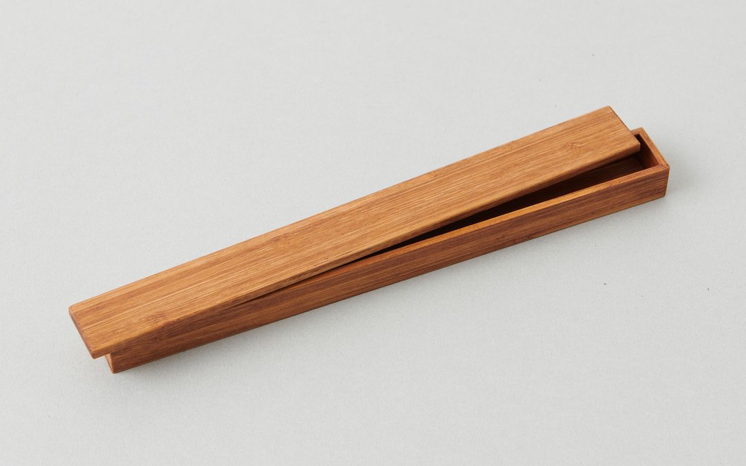 Chopstick case Yosetake Wiping lacquer Raw lacquer - 便当盒/饭盒 - 木头 咖啡色