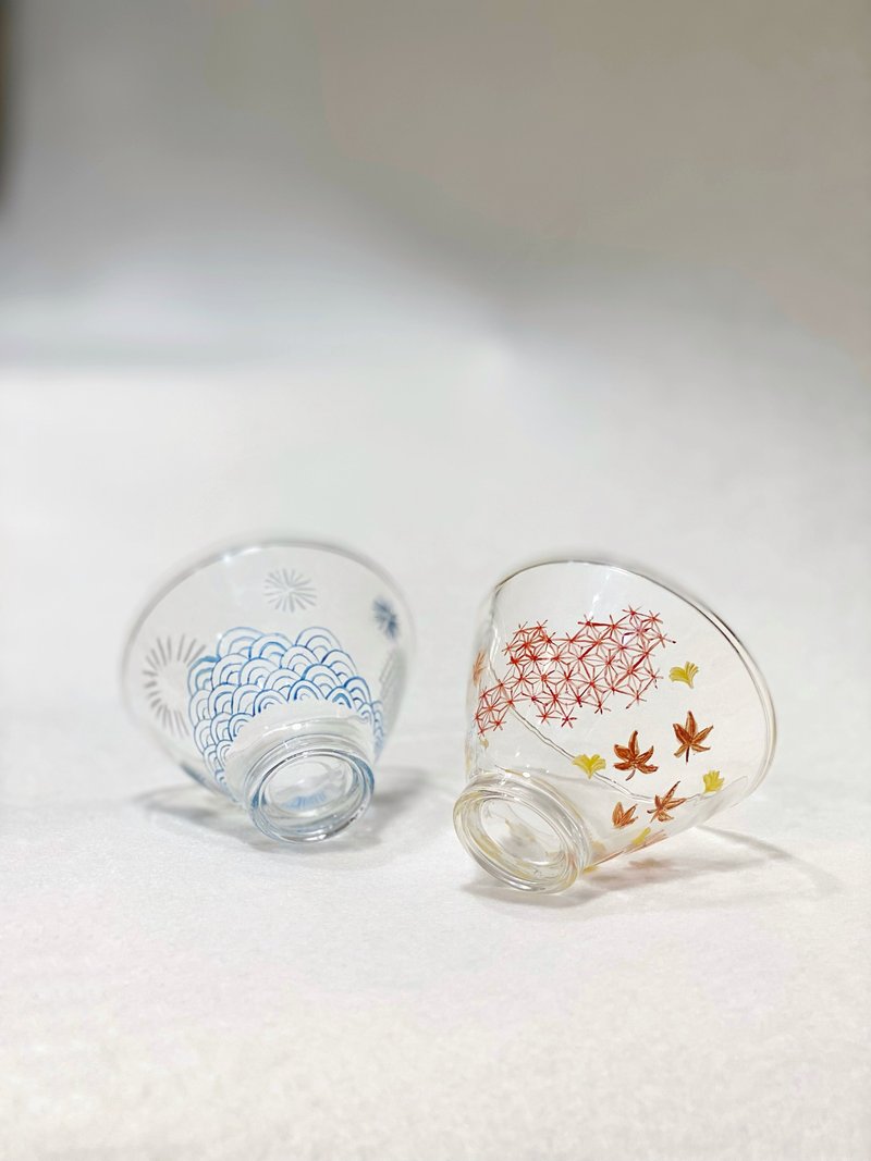 威尼斯玻璃彩绘 3小时 初阶体验班 - 清酒杯 一对 - 2-4人同行 - 陶艺 - 玻璃 