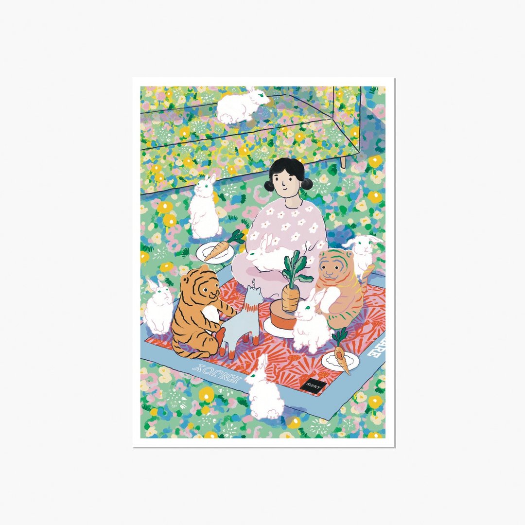家虎的1029号房 | 明信片 - 卡片/明信片 - 纸 多色