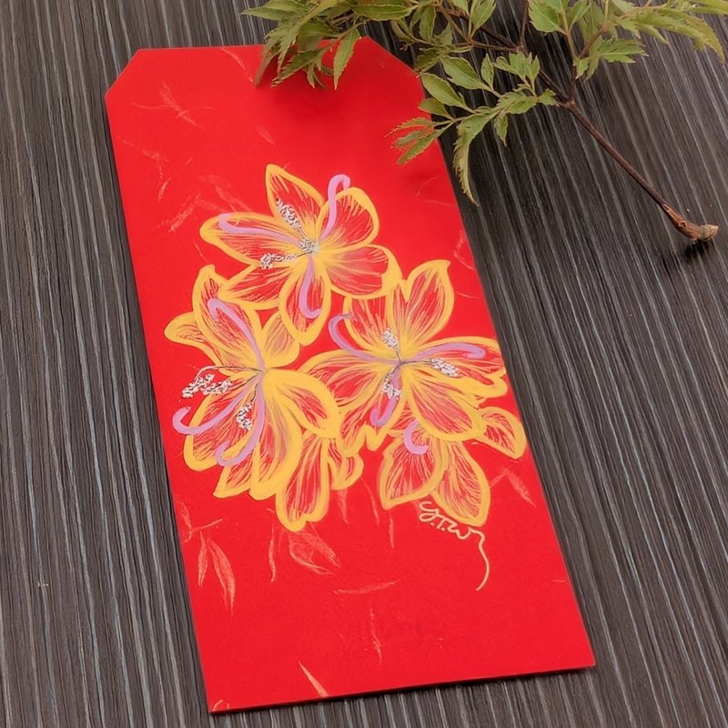 婚礼生日过年红包 / 卡夫百合夜鸠尾插图 / 亲笔手绘 - 红包/春联 - 纸 