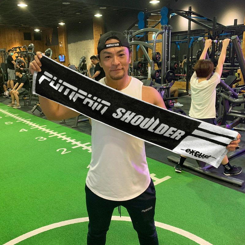 NO EXCUSE 天丝抑菌消臭运动毛巾 - 毛巾浴巾 - 棉．麻 黑色