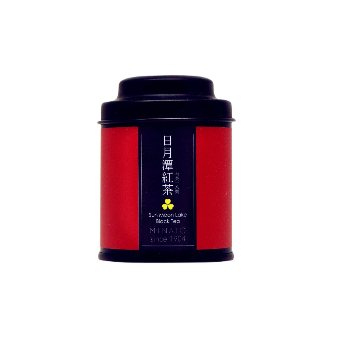 【茶粒茶】原片茶叶 质感雾黑Mini罐-日月潭红茶 - 茶 - 新鲜食材 红色