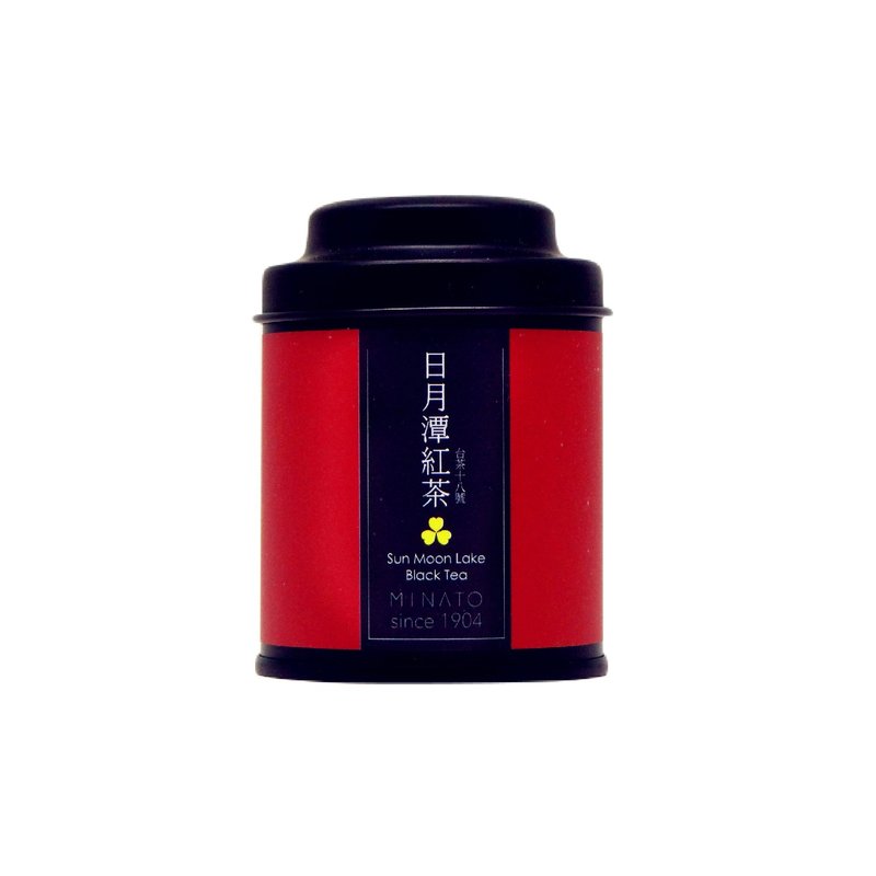 【茶粒茶】原片茶叶 质感雾黑Mini罐-日月潭红茶 - 茶 - 新鲜食材 红色