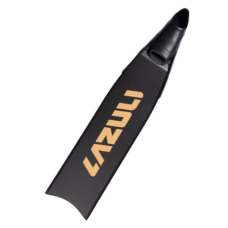 LAZULI Aquamarine极致碳纤维长蛙板 王者金 含脚套 - 运动/健身用品 - 碳纤维 金色