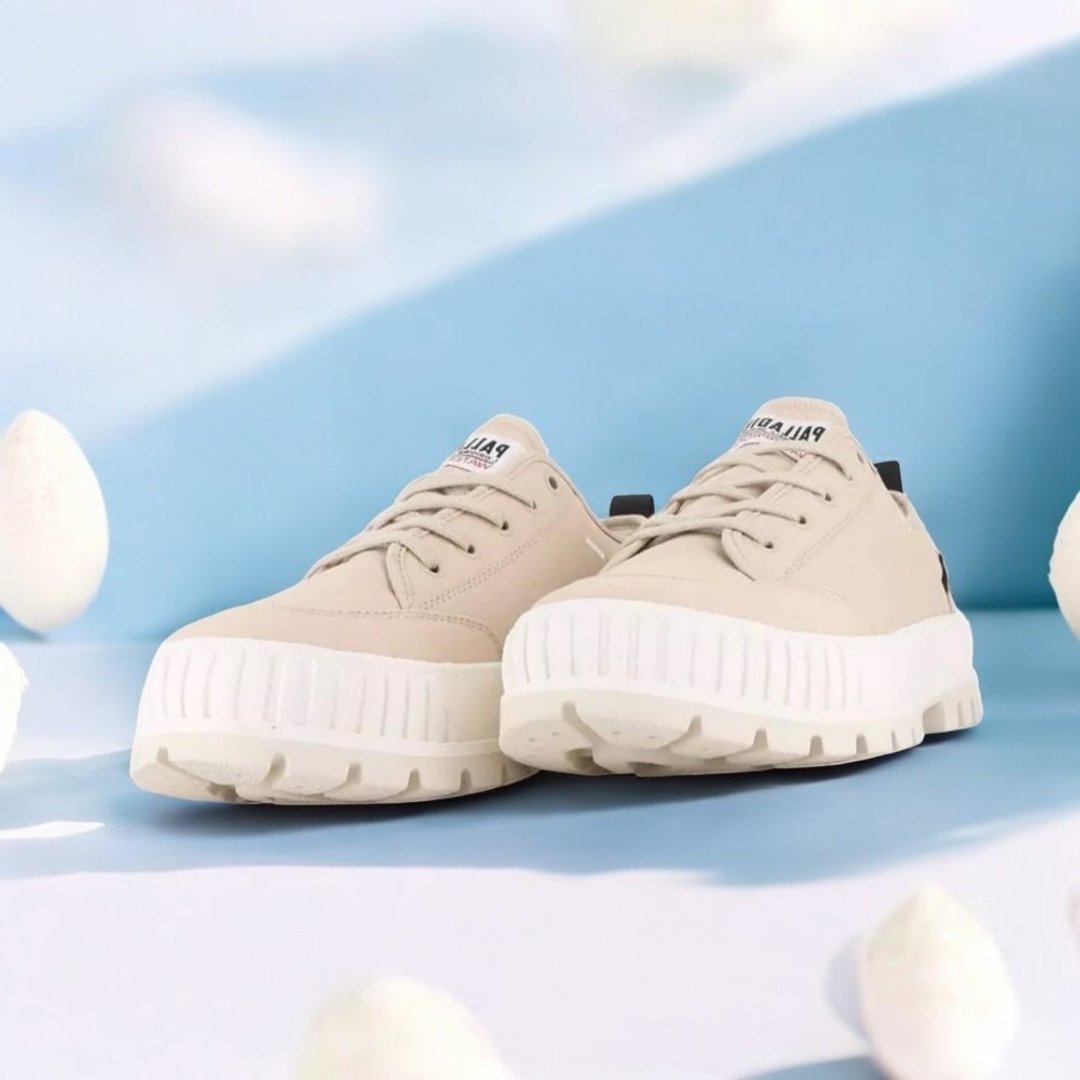 PALLADIUM PALLASHOCK LO WP+厚底巧克力低筒防水鞋 74408-217 - 雨鞋/雨靴 - 其他材质 