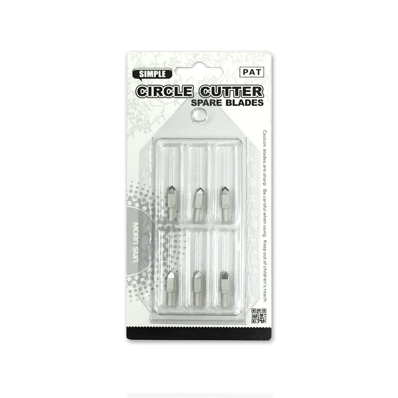 精准切圆器替换刀片(6入/组) 指推切圆器专用刀片 - 其他 - 塑料 