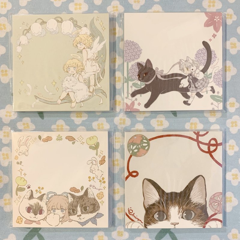 Chiya 原创便签本 MEMO PAD 共五款 添加独角兽水晶球款 - 便条纸/标签贴 - 纸 白色