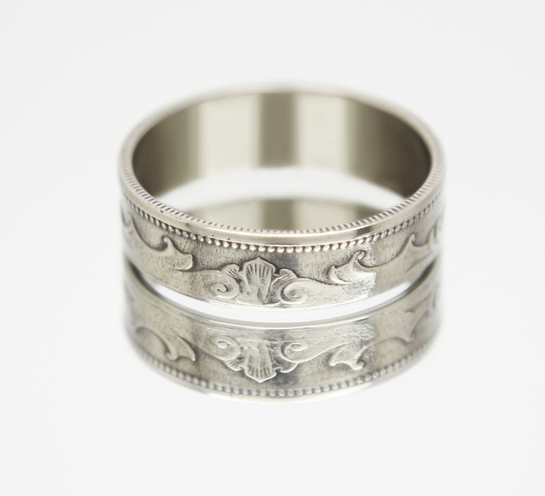 Austria Coin Ring 20 hellers 1892-1914 coin rings for men coin rings for women - 戒指 - 其他金属 