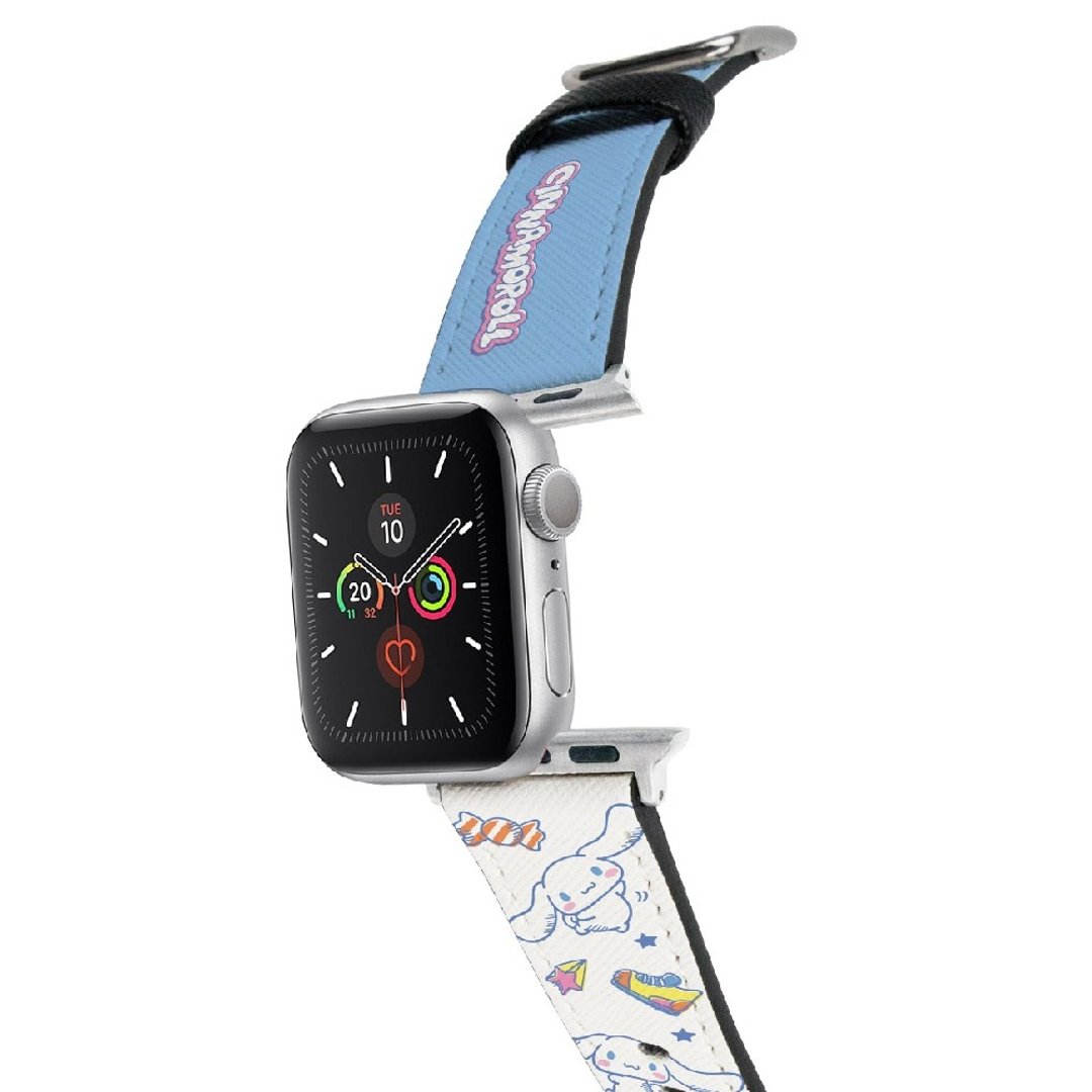 【Hong Man】三丽鸥系列 Apple Watch 皮革表带 大耳狗 - 表带 - 人造皮革 白色