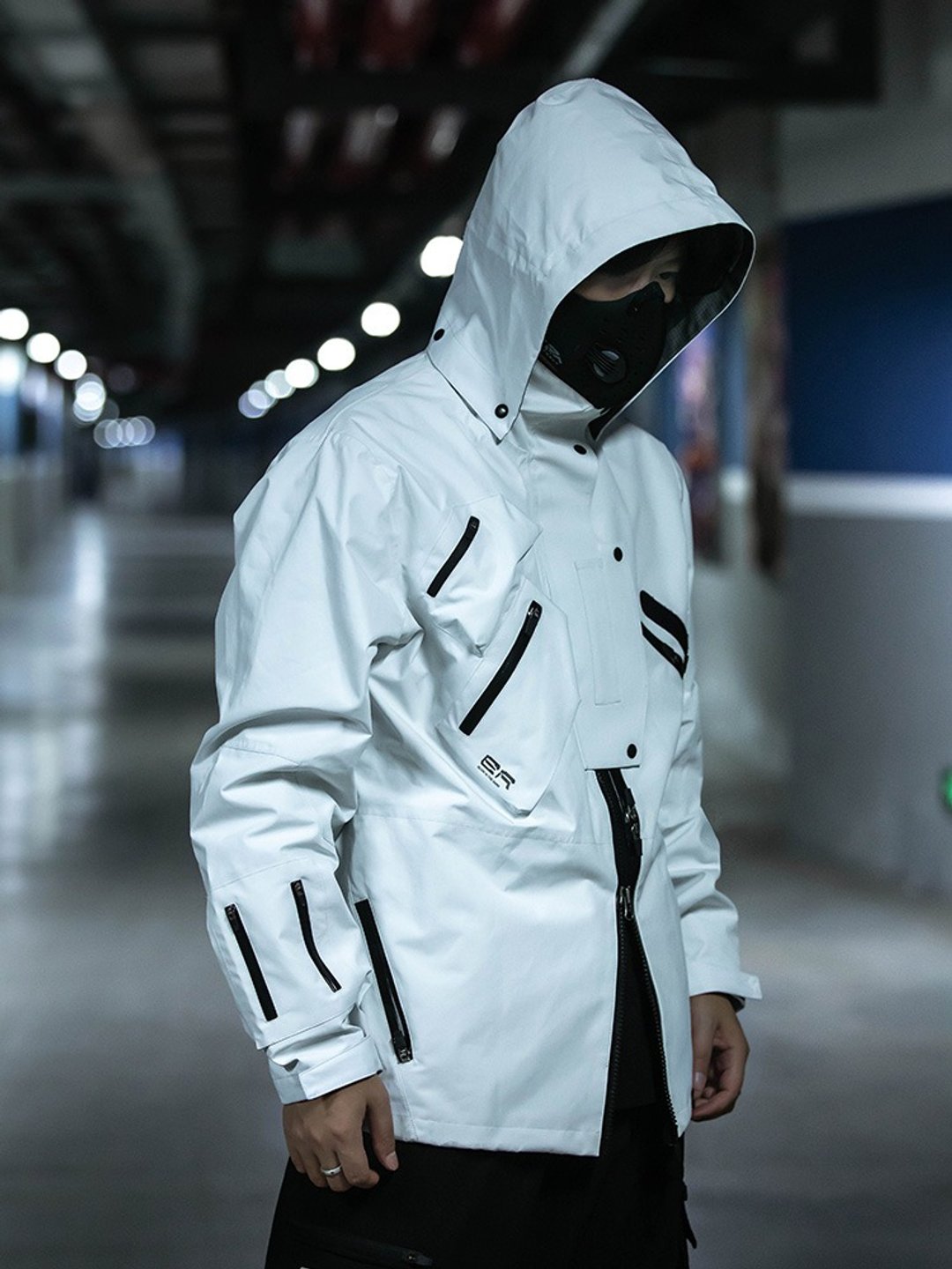 Ghost 战术尾翼冲锋衣 機能外套 - 男装外套 - 聚酯纤维 白色