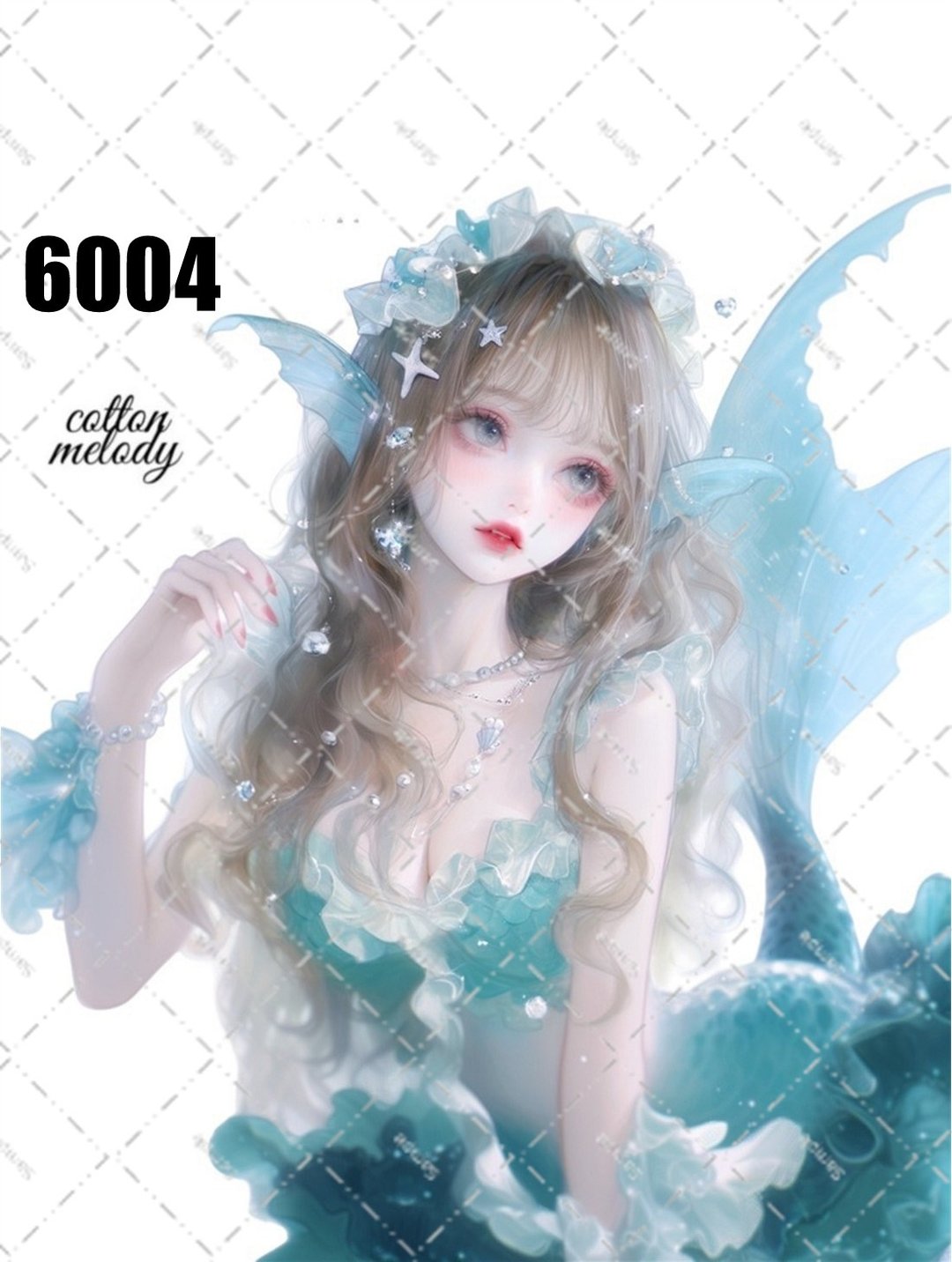 original sticker no.6004 人物贴纸 原创贴纸 人物贴纸 女孩贴纸 原创人物贴纸 - 贴纸 - 纸 