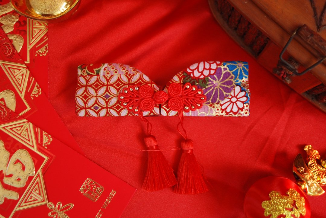 农历新年系列（猫） - 项圈/牵绳 - 棉 多色