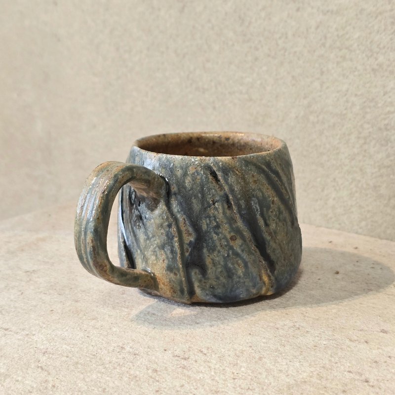 草木灰釉马克杯 / 咖啡杯 - 咖啡杯/马克杯 - 陶 黄色