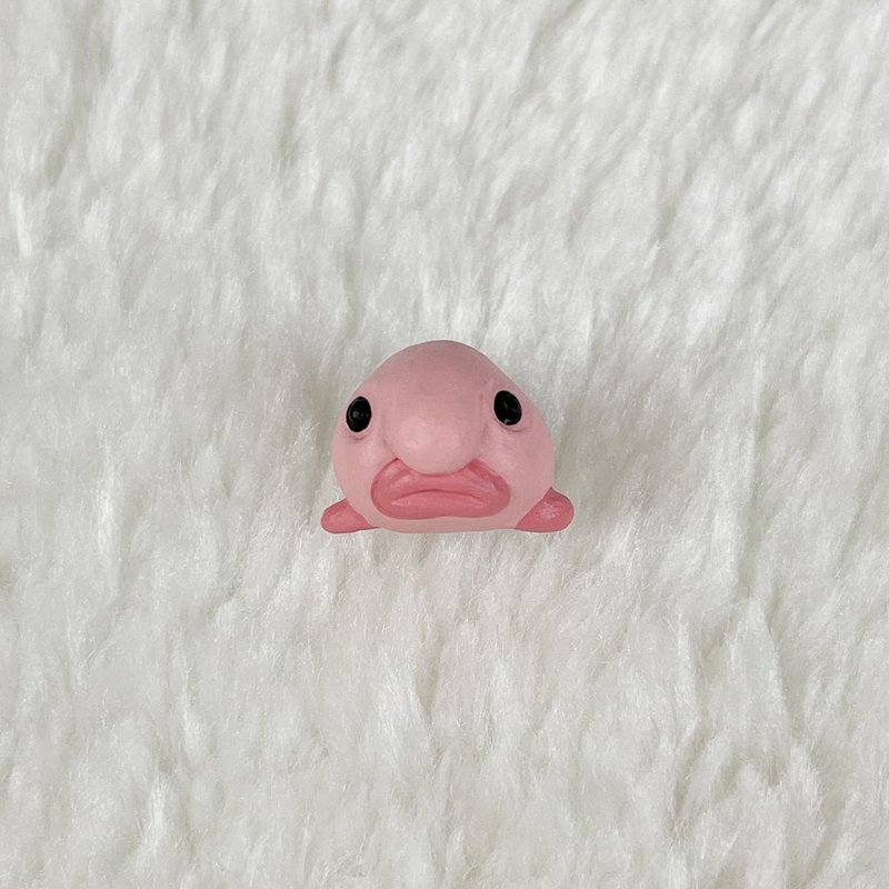 水滴鱼 - 耳环/耳夹/领针/口罩磁扣/项链/戒指 - 耳环/耳夹 - 其他材质 