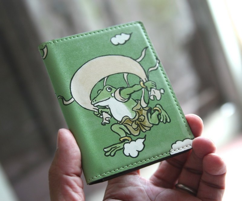 Business card holder Fujin Raijin Olive - 其他 - 其他人造纤维 绿色