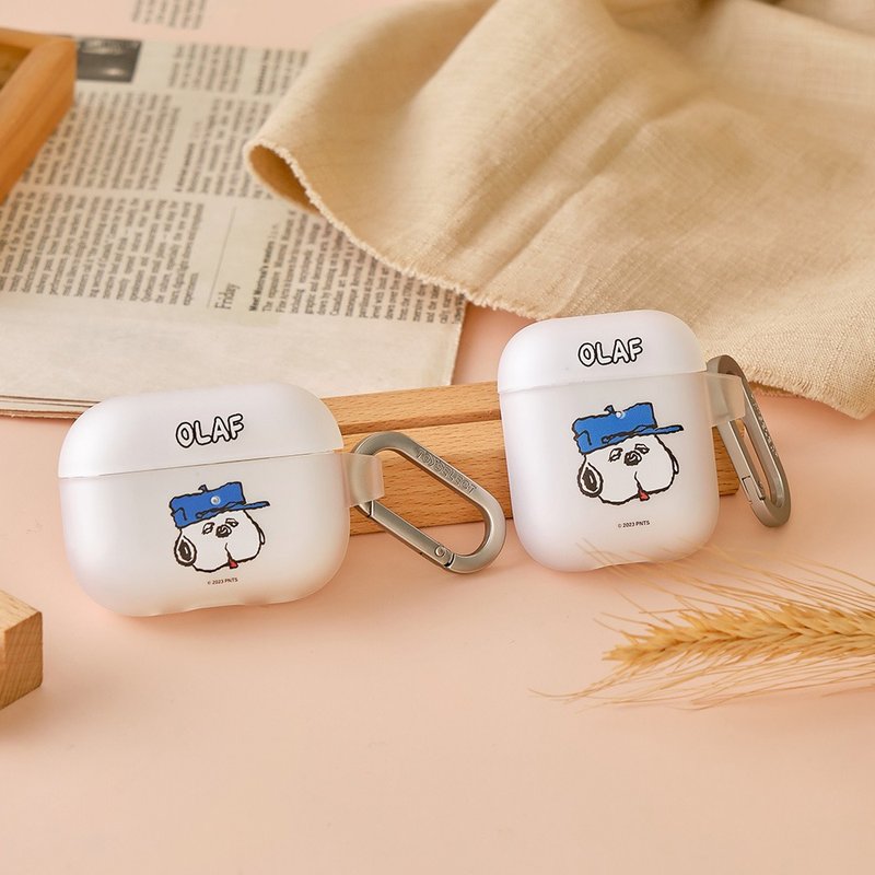 SNOOPY史努比大头欧拉夫强悍防摔AirPods保护套 - 耳机收纳 - 塑料 多色