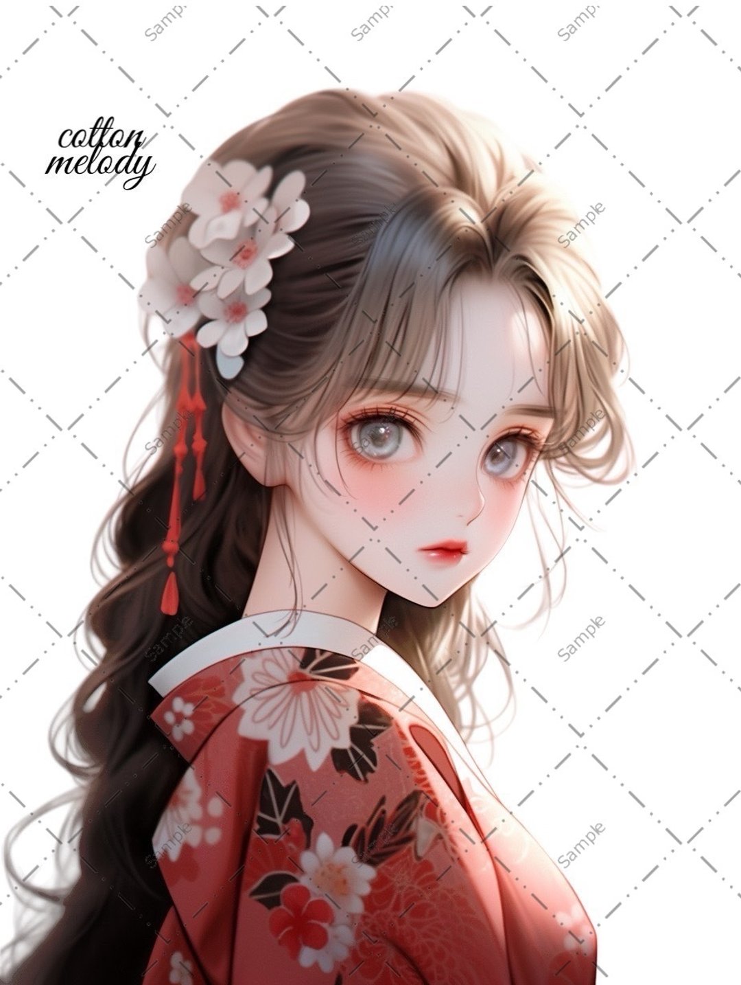 原创贴纸 no.326 人物贴纸 原创贴纸 人像贴纸 女孩贴纸 原创人物贴纸 - 贴纸 - 纸 