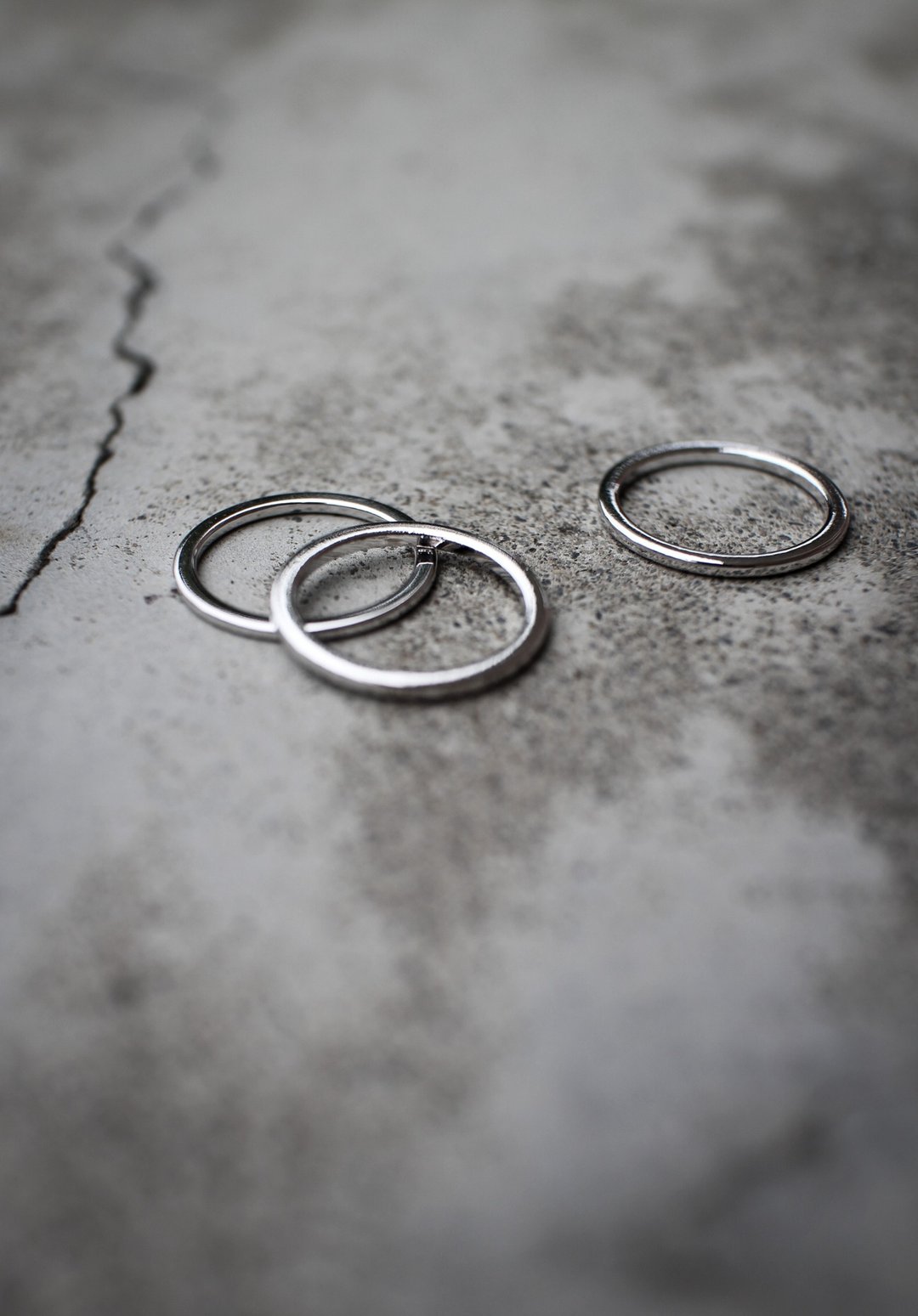 Fyntage 极简圆线戒/尾戒/指节戒指 - Midi Ring / Knuckle Ring 简约独特, 情人节,母亲节, 生日礼物, 闺蜜 - 戒指 - 其他金属 银色