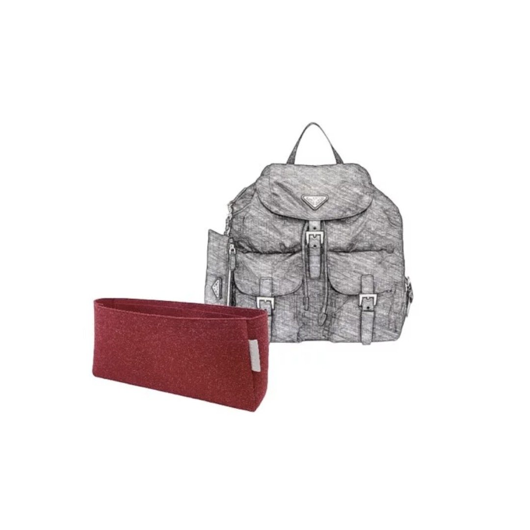 【香港制造韩国绒布】手制内袋 Prada Medium Nylon Backpack - 化妆包/杂物包 - 其他材质 多色