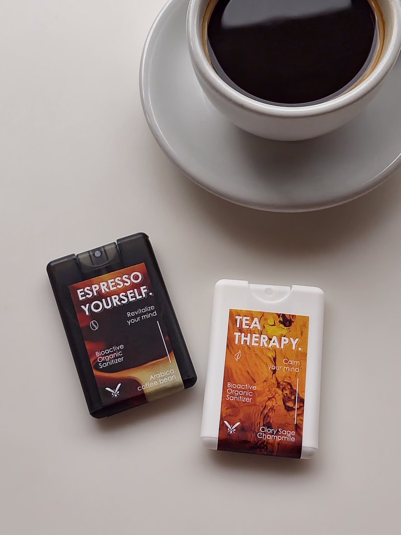 Therapy Cafe 啡疗 / 茶疗 有机杀菌喷雾套装 (20ml x2) - 香薰/精油/线香 - 精油 多色
