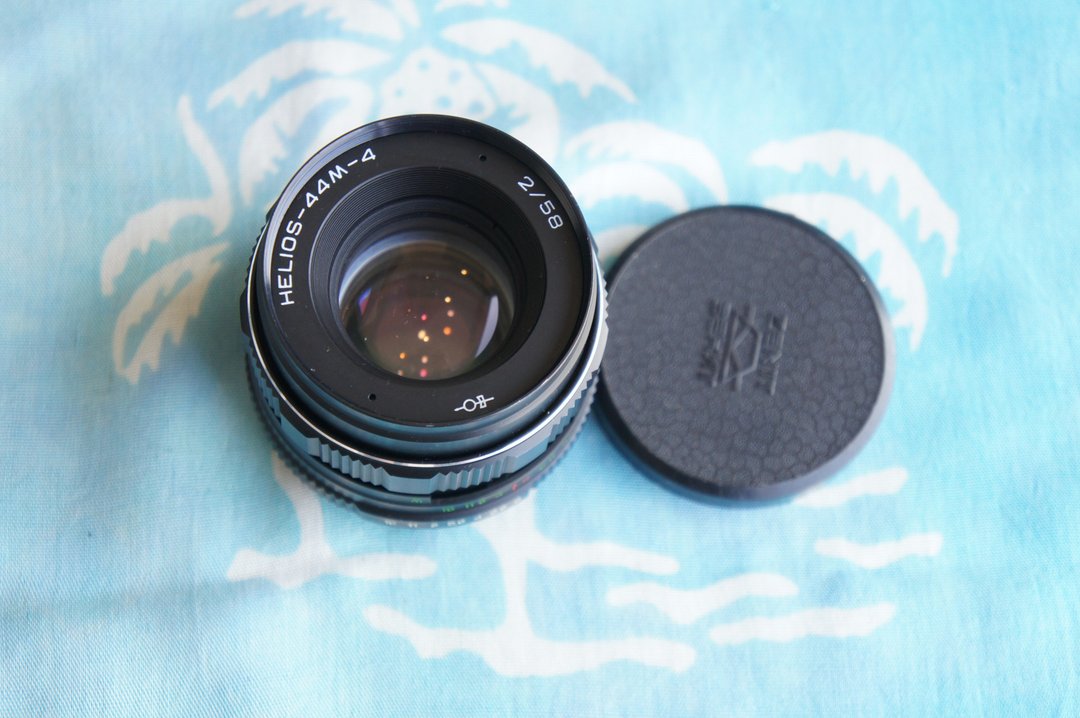 HELIOS-44M-4 镜头 F2 58mm 适用于 M42 ZENIT PENTAX 佳能 尼康 * - 相机 - 其他材质 