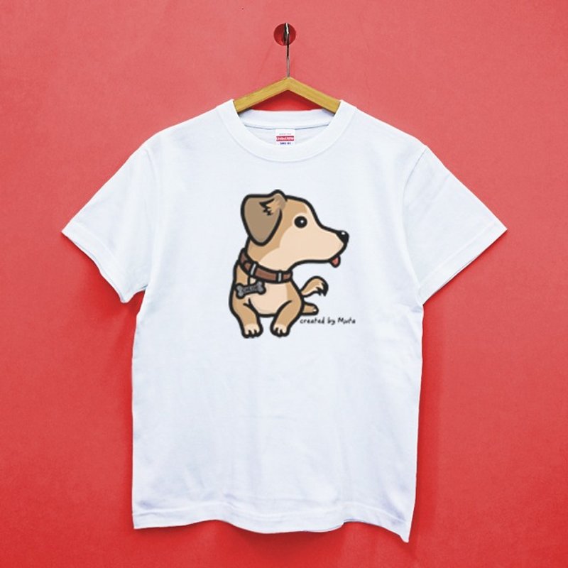 可爱腊肠狗-日本United Athle纯棉柔感 中性T恤 - 中性连帽卫衣/T 恤 - 棉．麻 