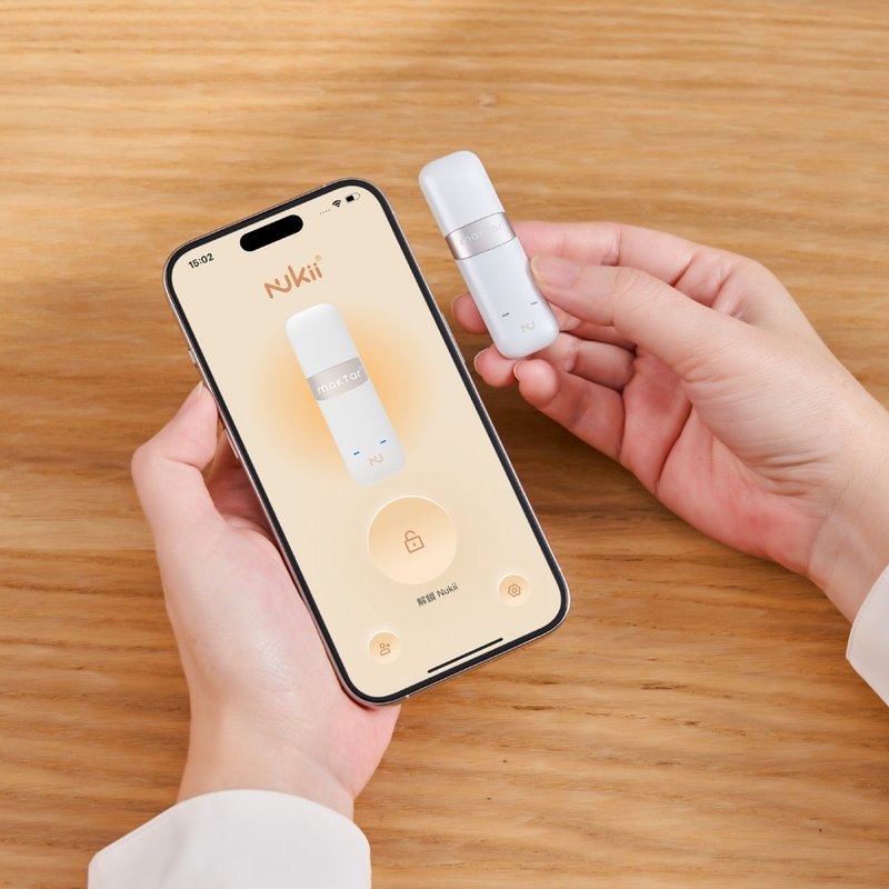 Maktar Nukii 新世代智慧型远端管理 USB-C 随身碟 随时自动上锁 - U盘 - 塑料 白色