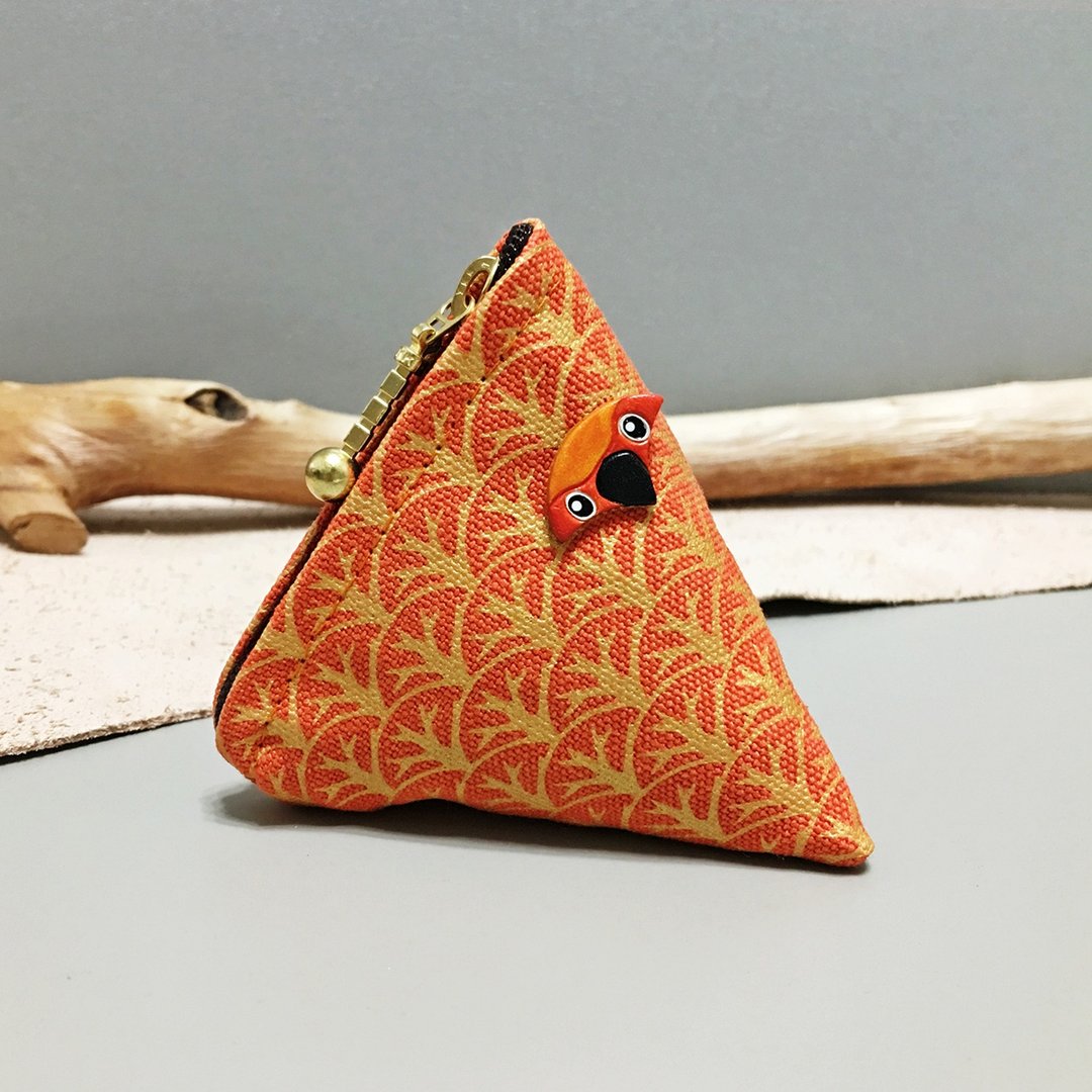 在森林里的鹦鹉 ∣ 金太阳 Parakeet · 山角零物包 - 皮夹/钱包 - 其他材质 橘色
