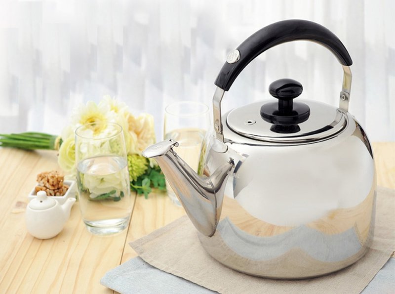 【Buffalo 牛头牌】 小牛百福乐笛音壶4.0L - 厨房用具 - 不锈钢 银色