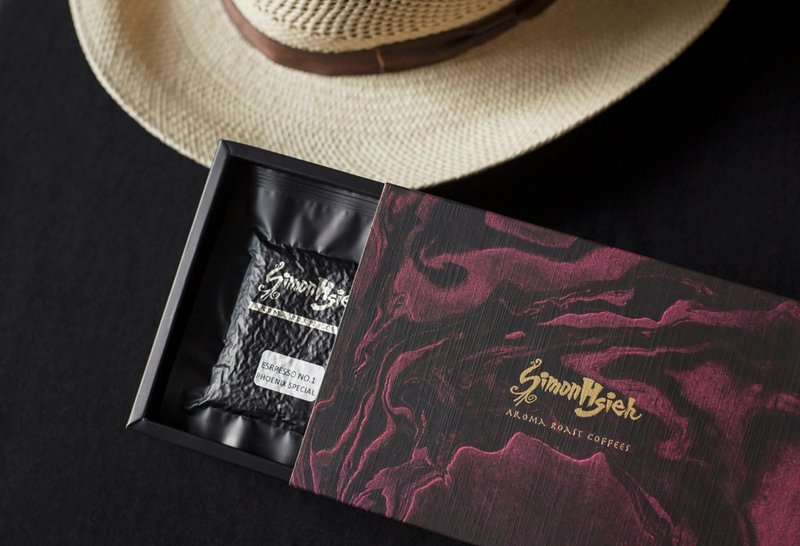 │义式一号 Espresso #1│精品浸泡式咖啡包 墨流艺术礼盒10入 - 咖啡 - 新鲜食材 咖啡色