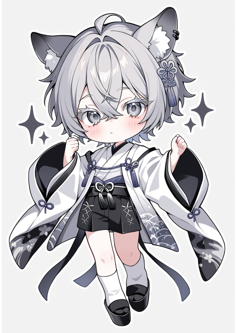 原创人物贴纸 No.525 - 贴纸 - 纸 