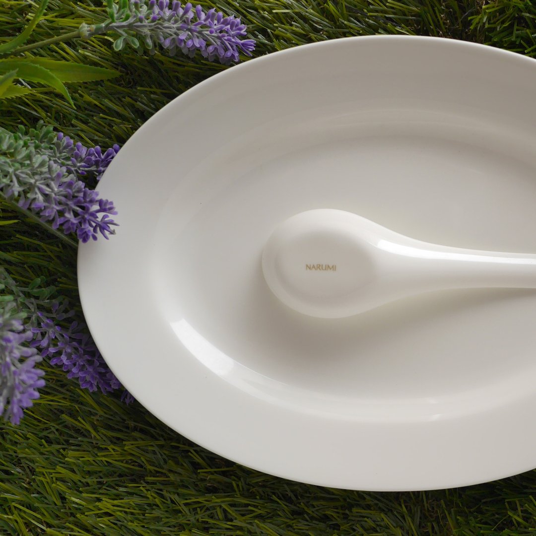 Chinese White 中式纯白骨瓷鱼盘(26cm) - 盘子/餐盘/盘架 - 瓷 白色