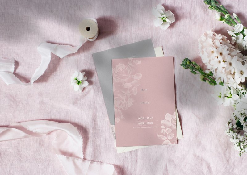 W&W婚卡盛宴-花园no.3喜帖 - 喜帖 - 纸 