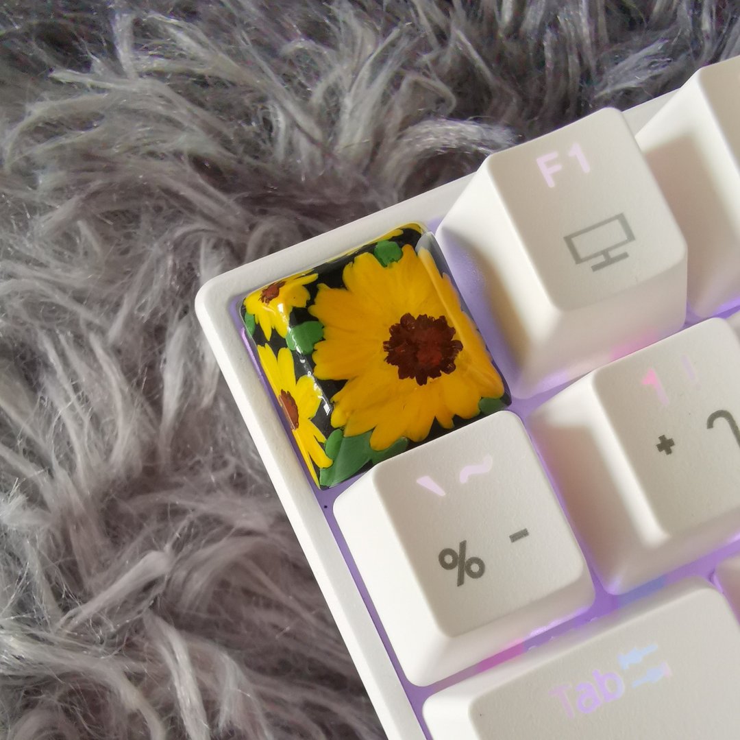 DSA keycap Sunflower - 电脑配件 - 塑料 黄色