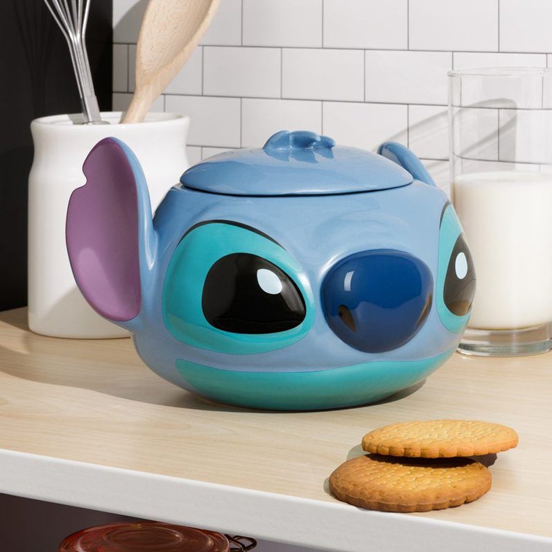 Disney 迪士尼 星际宝贝 史迪奇 3D立体造型 糖果饼干 万用陶瓷罐 - 其他 - 瓷 