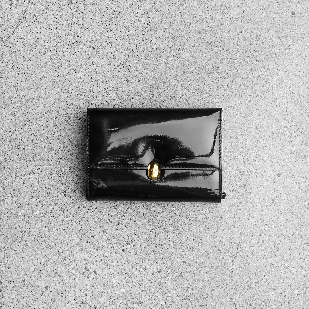 Christian Dior 古董长夹 / Vintage 古着 - 皮夹/钱包 - 真皮 黑色