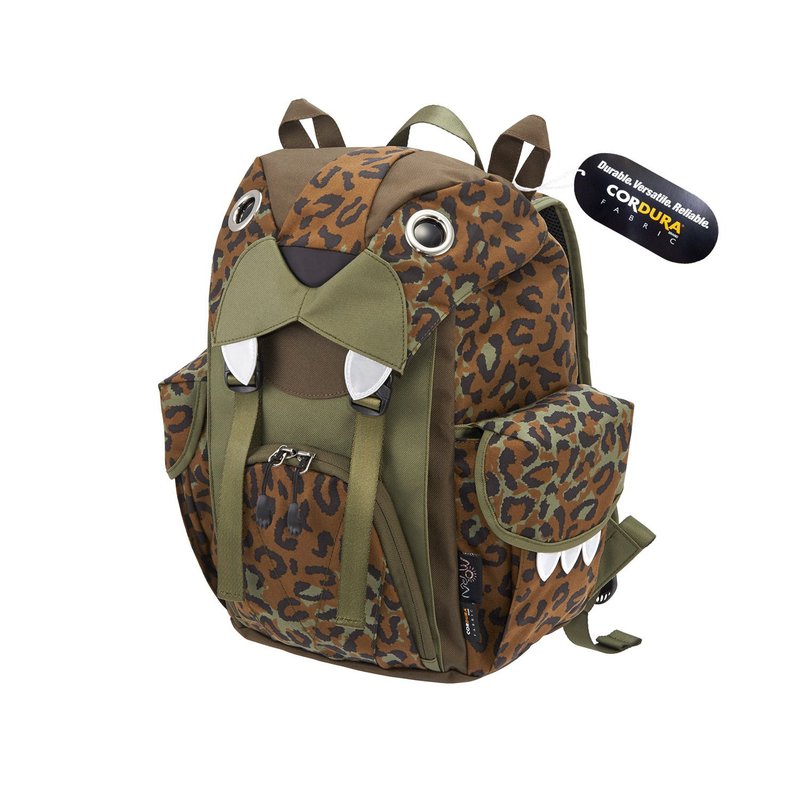 Morn Creations 正版可爱老虎后背包-豹纹(M) (BC-302-LC) - 后背包/双肩包 - 其他材质 多色