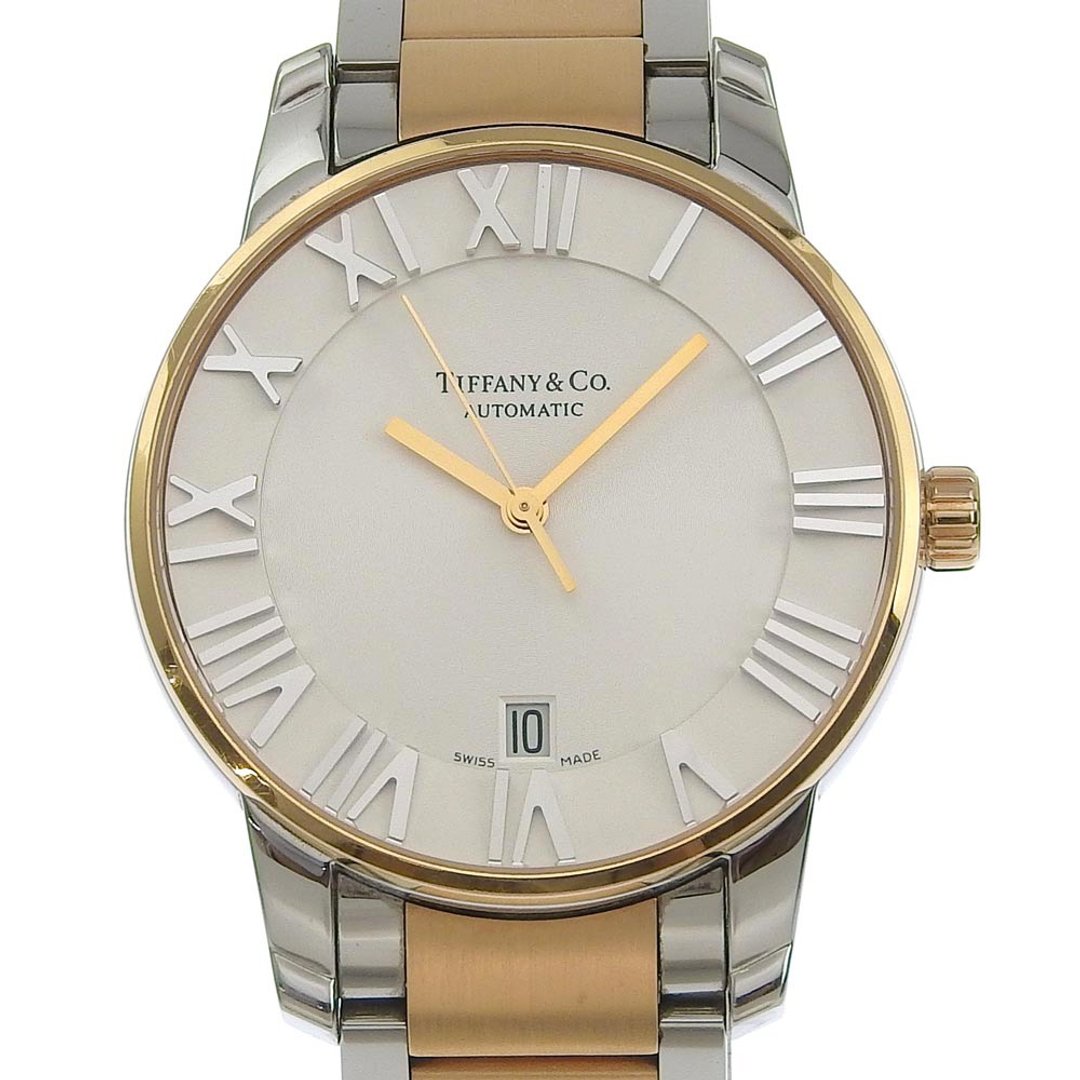 【日本直送】蒂芙尼 TIFFANY&Co. Atlas Dome 复合材质 日期显示 自动上链 男士腕表【二手】Z1800.68.13A21A00A - 女表 - 不锈钢 白色