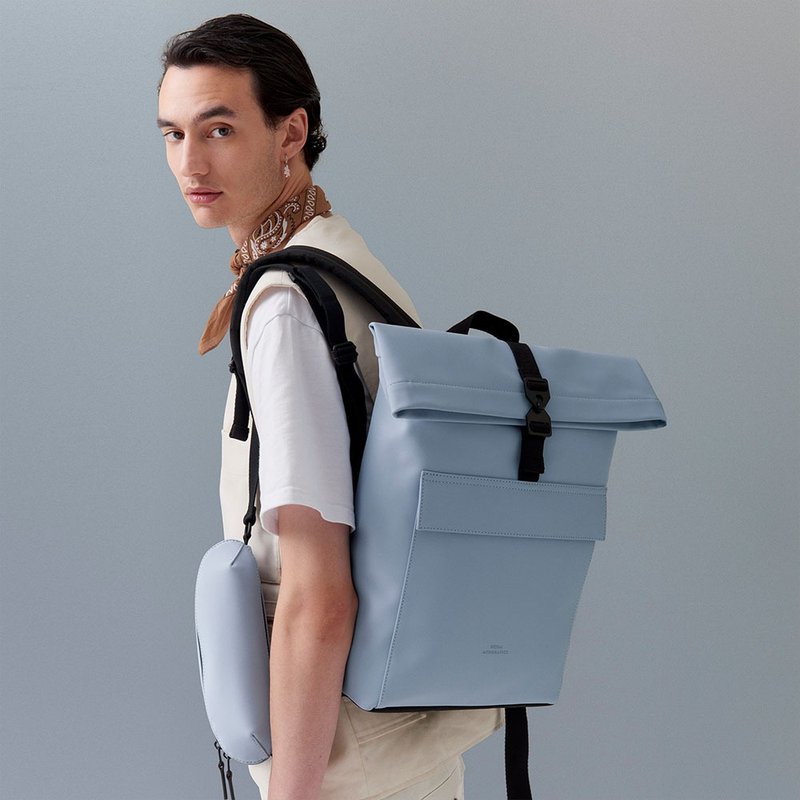 Jannik Mini Lotus Infinity 后背包S (雾蓝色) - 后背包/双肩包 - 环保材料 蓝色