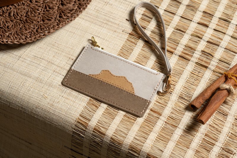 【环保永续】香港塞拉利昂系列 零钱包 散纸包 皮革纸 环保 - 零钱包 - 其他材质 咖啡色